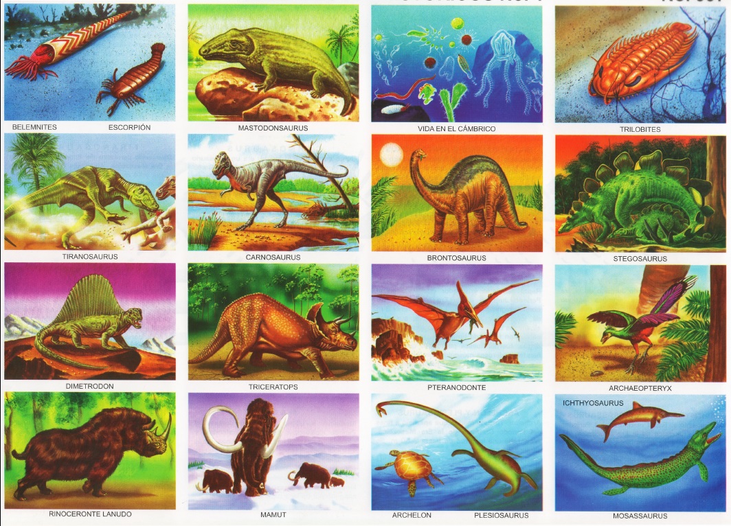 animales prehistoricos