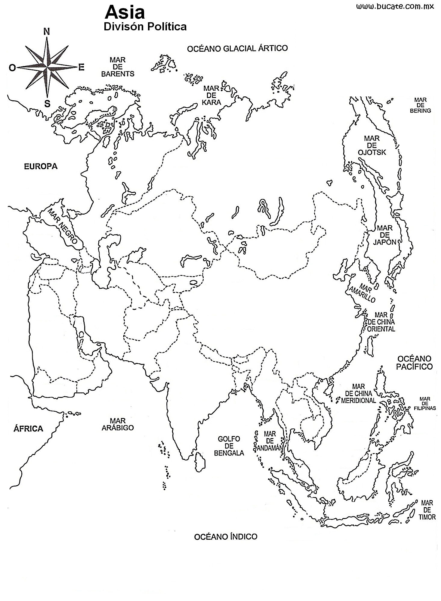 mapa divicion politica