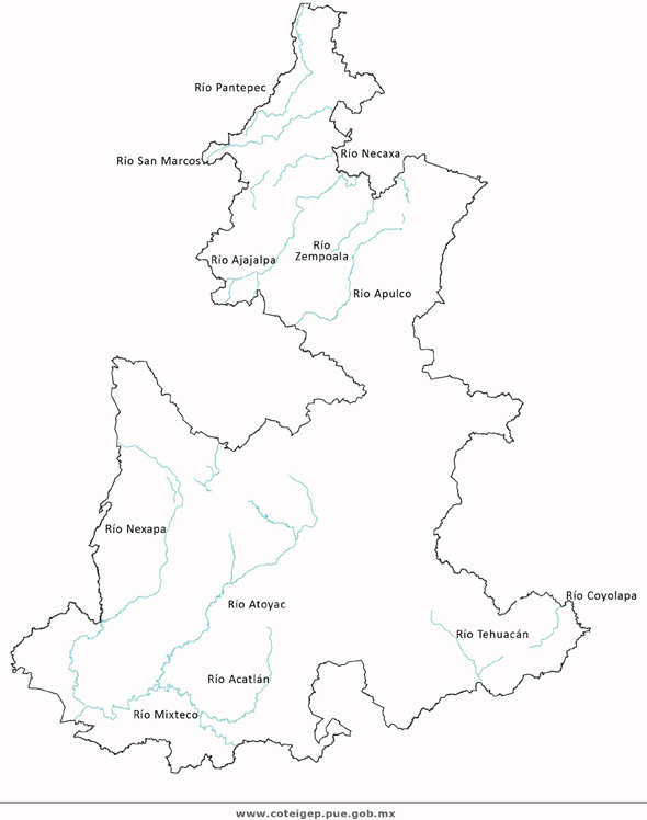 hidrografia de puebla